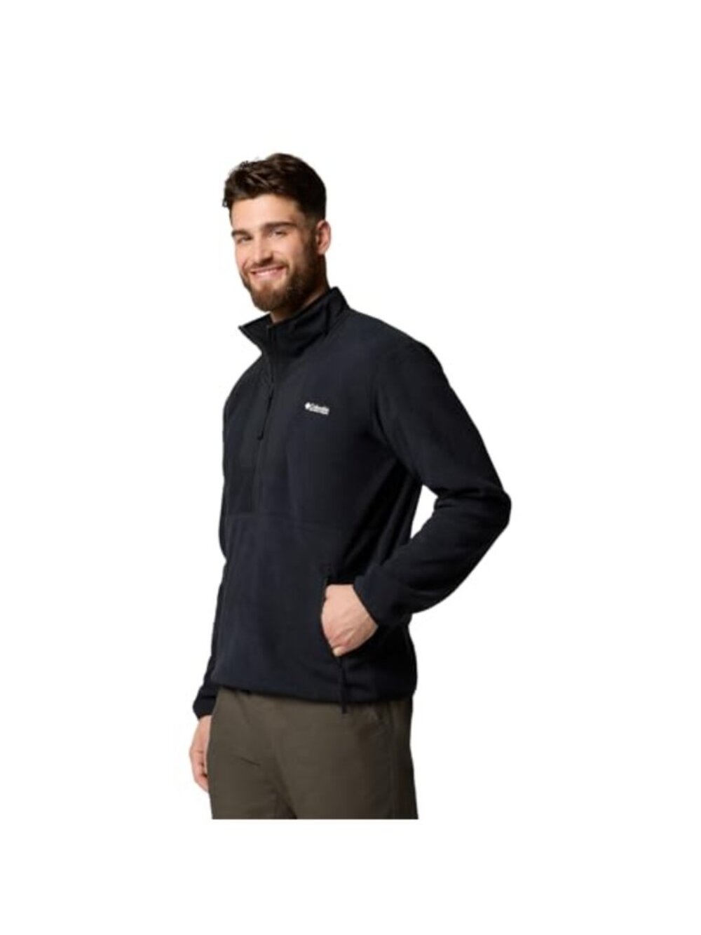 Columbia Sequoia Grove Half Zip Fleece Pullover Recycled Polyester Regular Fit - Picture 2 of 5